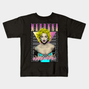 Madonna 80s Retro Aesthetic Fan Art Kids T-Shirt